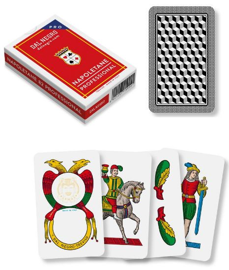 Carte da Gioco Napoletane Dal Negro 82 Pro – Mazzo da 40 Carte in Plastica