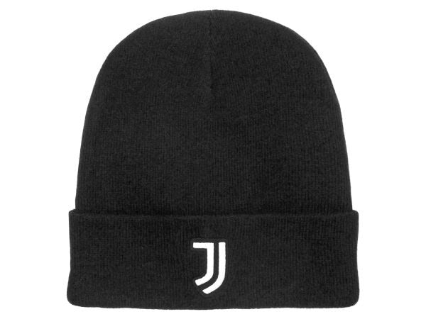 Berretto Ufficiale Juventus nero con logo ricamato