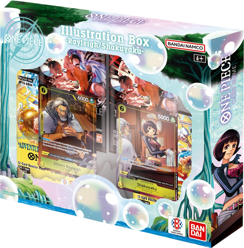 One Piece Card Game Illustration Box IB-08 TCG Rayleigh/Shakuyaku