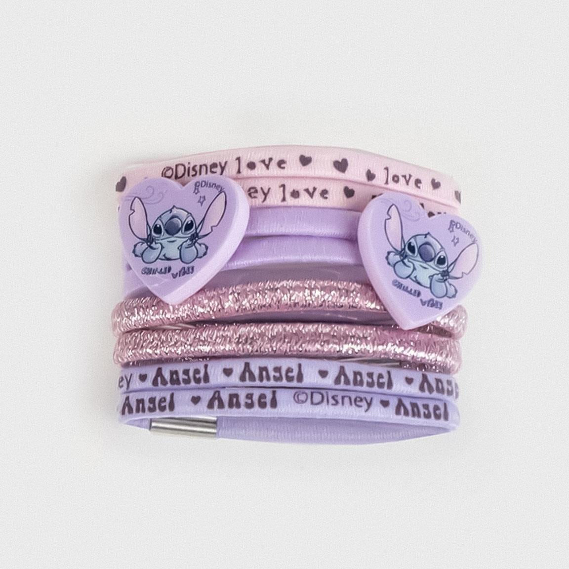 Set Accessori per capelli Stitch con elastici e fermagli Disney Lilo e Stitch