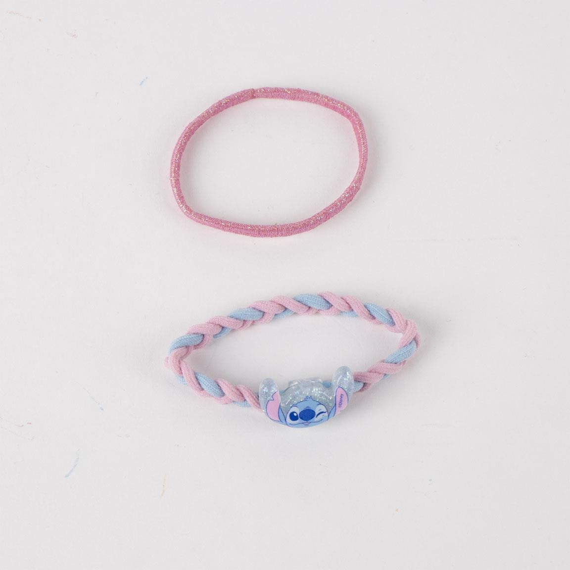 Set Accessori per Capelli Lilo e Stitch Disney (Fermagli ed Elastici)