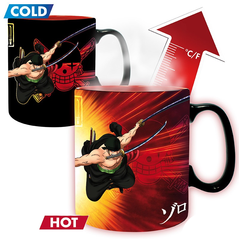 Tazza Termosensibile Zoro e Sanji One Piece