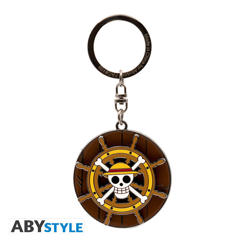 Portachiavi Timone rotante Thousand Sunny One Piece