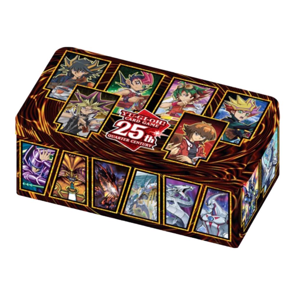 Tin in metallo Yu-GI-OH 25th anniversario Dueling Heroes ENG version