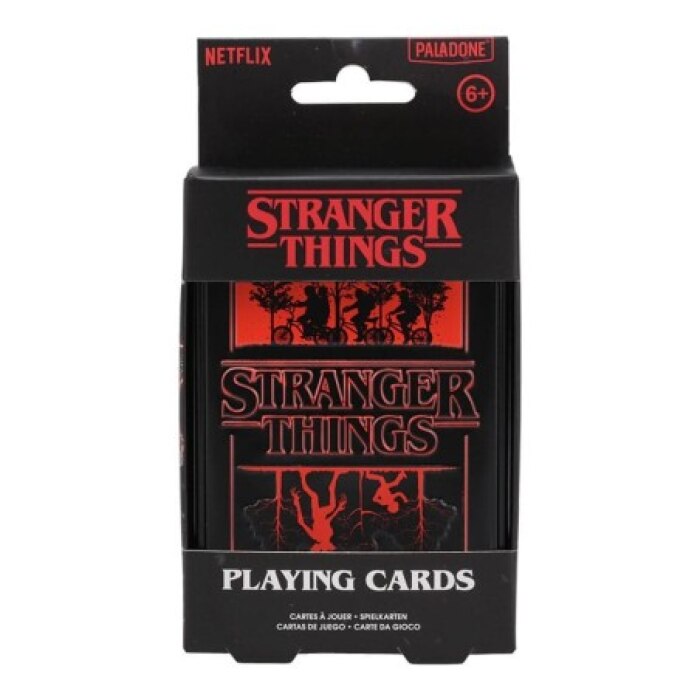 Carte da Gioco Stranger Things Serie Netflix Tin Box