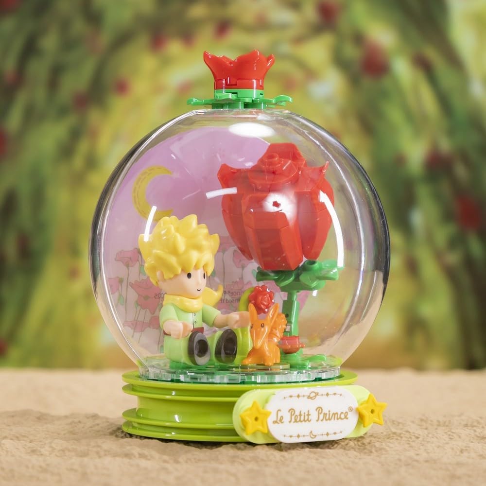 Il piccolo principe set costruzioni rosa 14cm