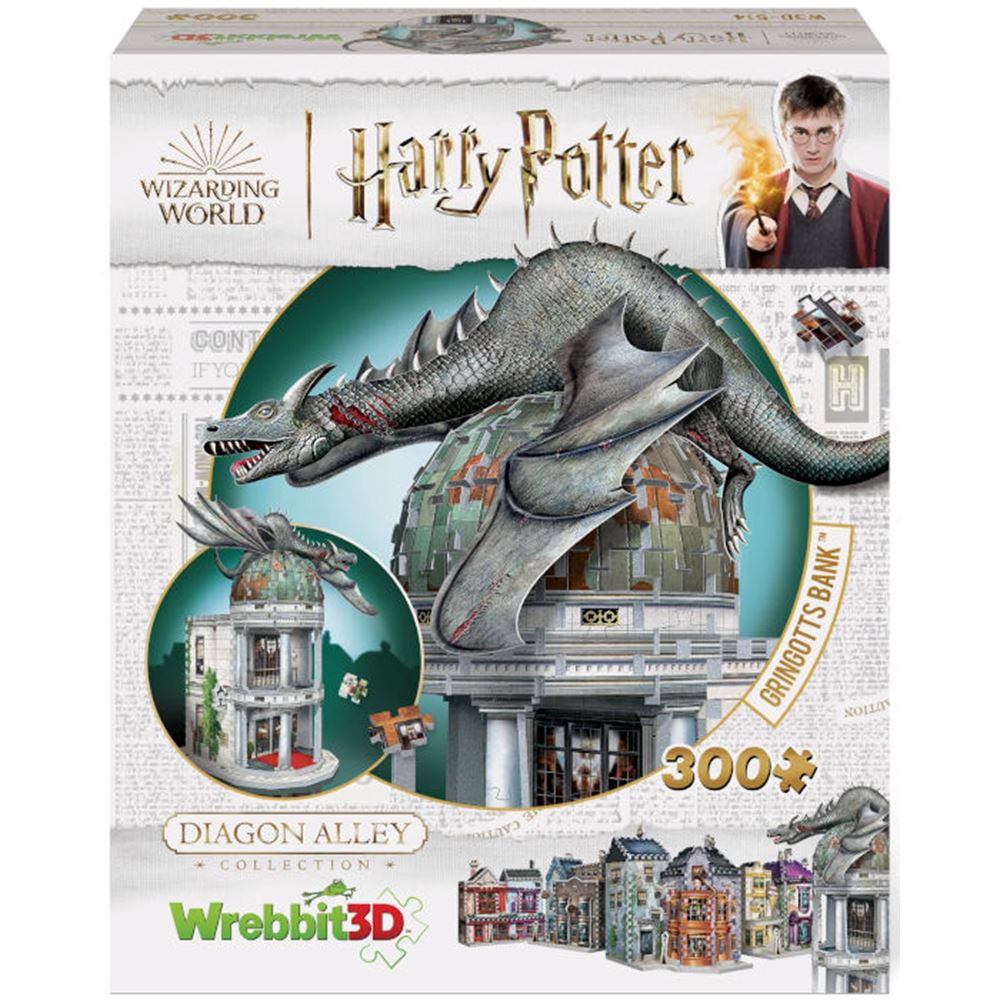 Puzzle 3D - Gringotts Bank - HARRY POTTER -300 Pz