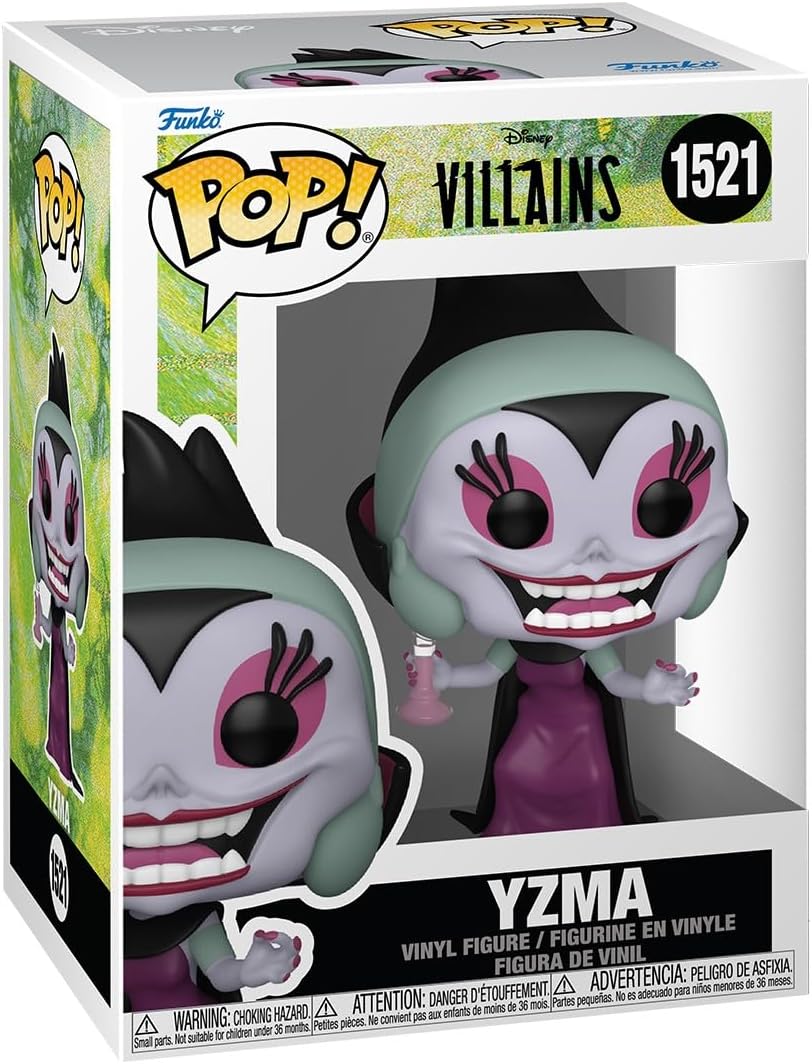 Funko Pop Yzma 1521 villains Disney Le follie dell'imperatore