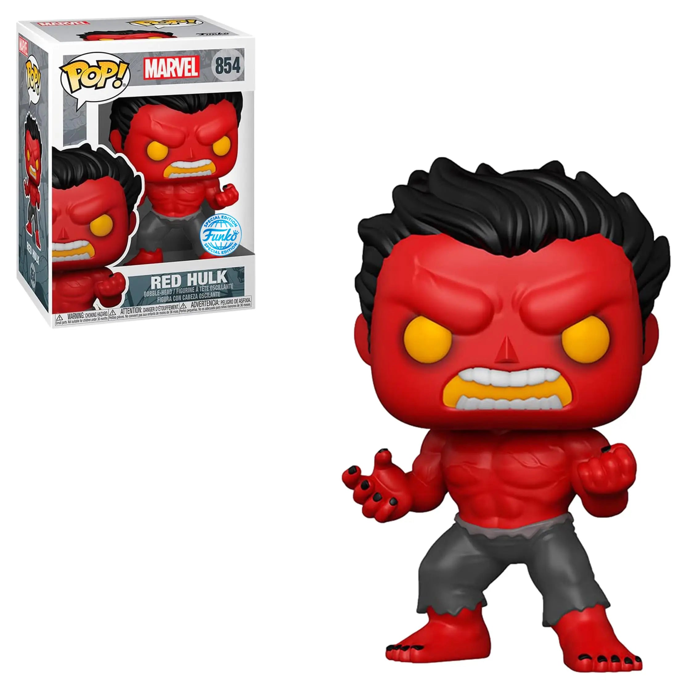Funko Pop Marvel Red Hulk 854 Special Edition