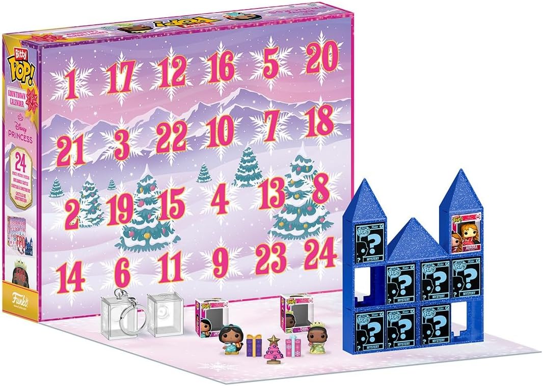 Calendario Dell'Avvento Disney Princess Bitty POP! Advent Calendar Countdown Disney