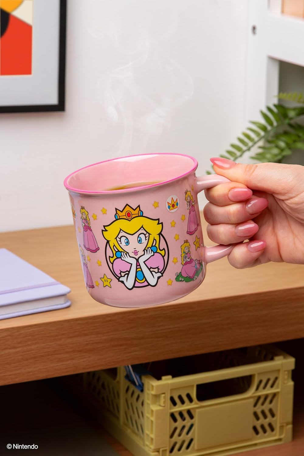 Tazza Super Mario Peach termosensibile tazza magica