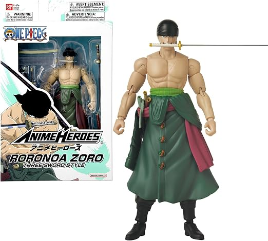 One Piece Anime Heroes Bandai – Action Figure Articolata 17 cm