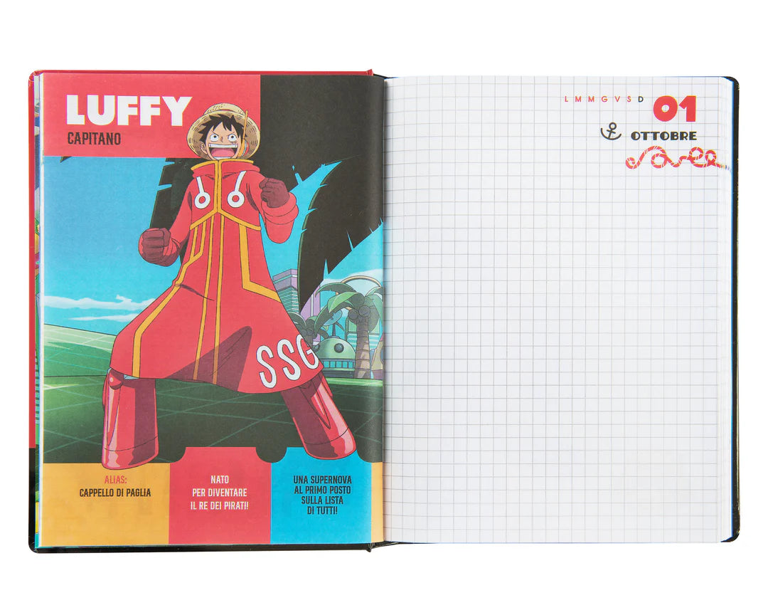 Diario One Piece Rosso