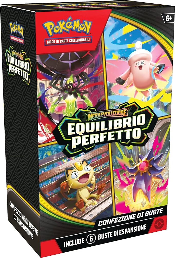 Pokemon Megaevoluzione Equilibrio Perfetto confezione 6 buste