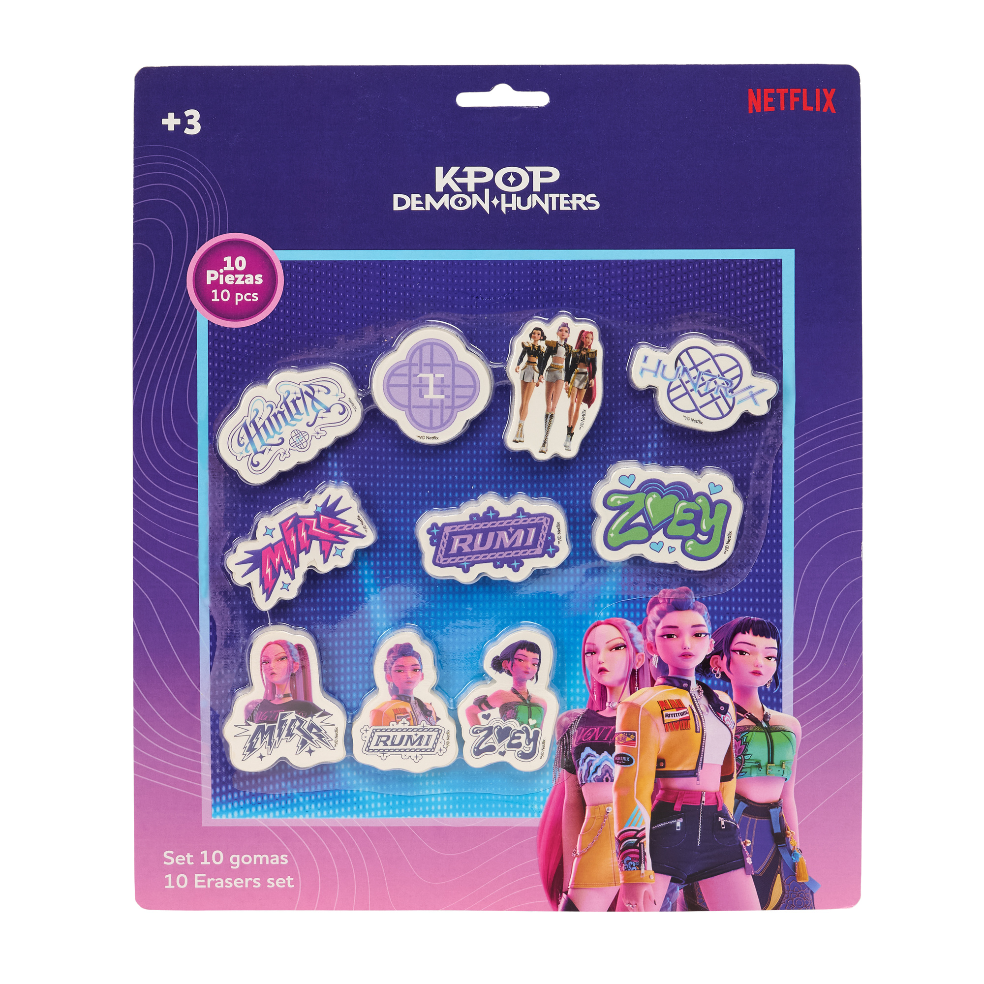 Set Gomme da cencellare 10PZ K-Pop Demon Hunters