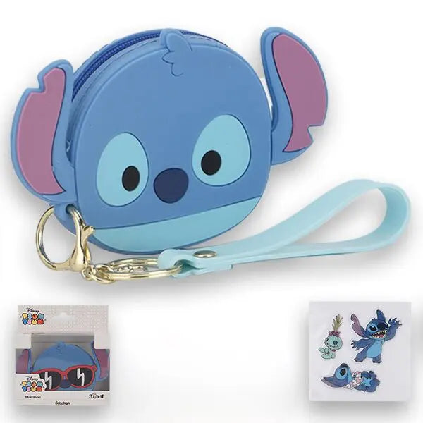 Portamonete Lilo e Stitch Disney in silicone Tsum Tsum 6 varianti