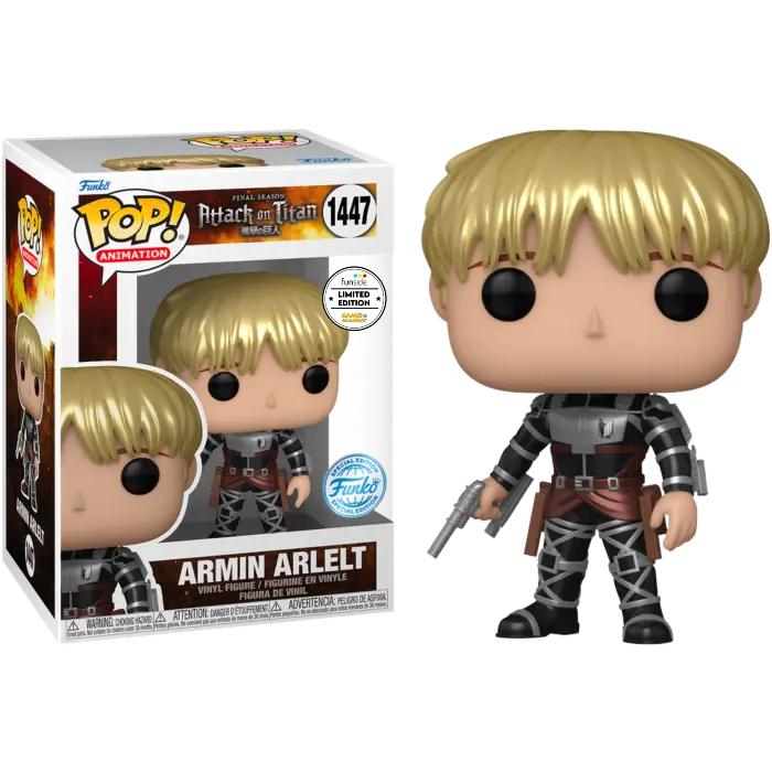 Funko Pop Armin Arlert 1447 Attack on Titan Special Edition
