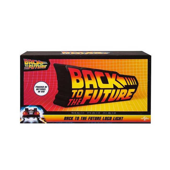 Back to the future Luce LED Logo 25cm Ritorno Al Futuro