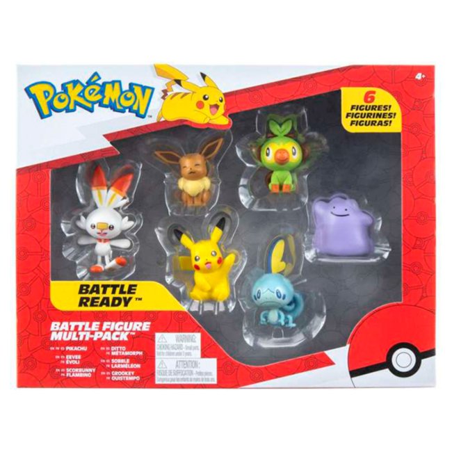Battle Figure Pokemon 6 Personaggi