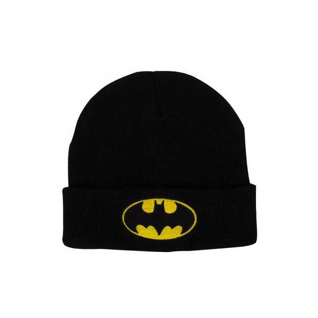 Berretto Batman logo giallo nero