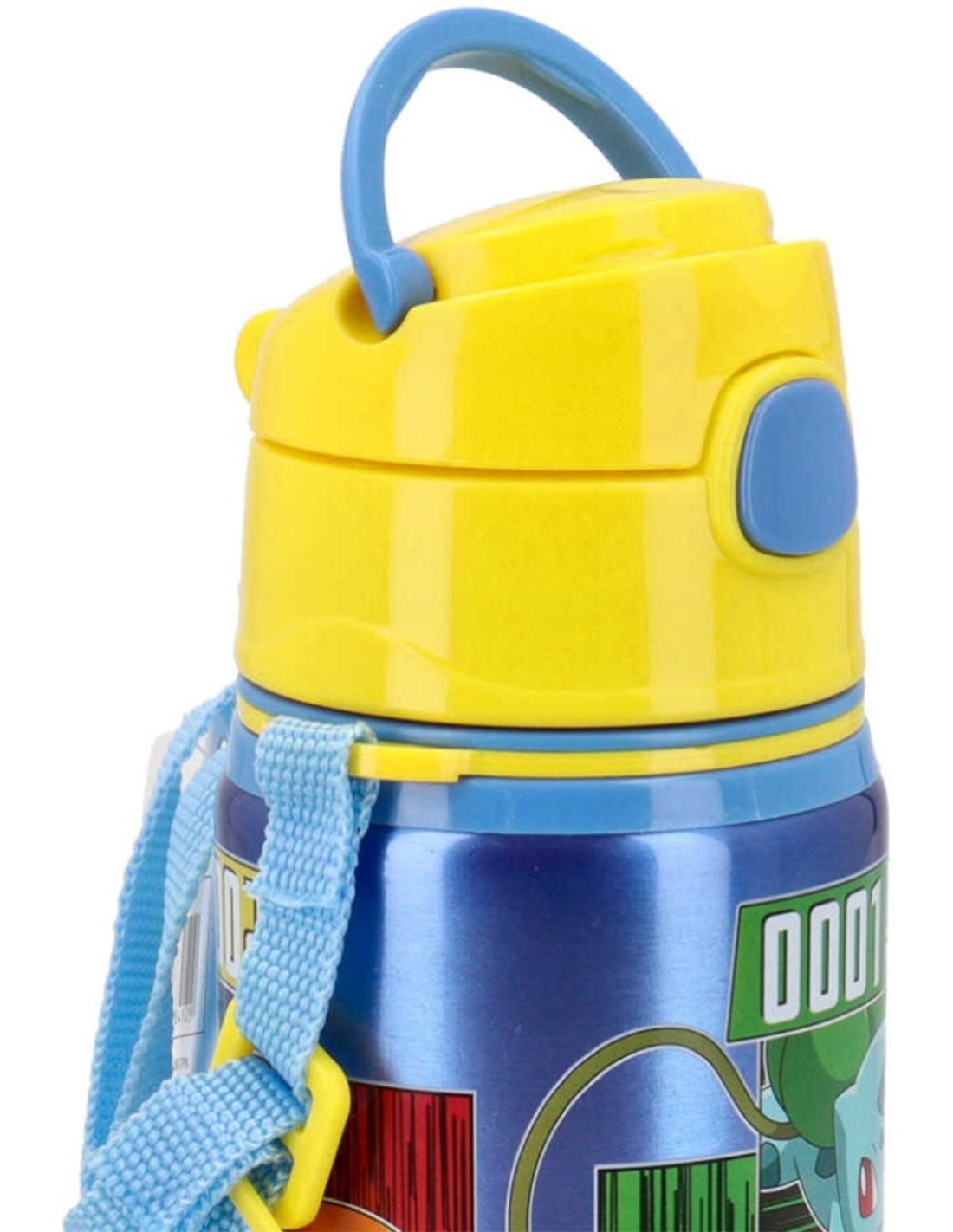 Borraccia in alluminio con cannuccia Pokemon 600 ml