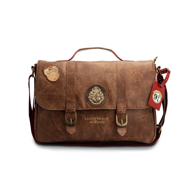 Borsa tracolla Harry Potter Hogwarts effetto pelle School of Witchcraft and Wizardry