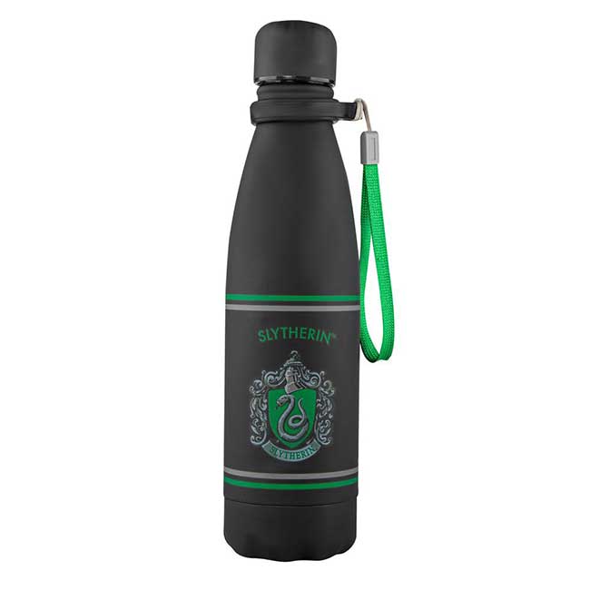 Bottiglia in metallo Harry Potter Serpe verde