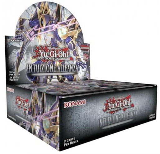 Box 24 Bustine Carte Yu Gi Oh Intuizione Alleanza ITA