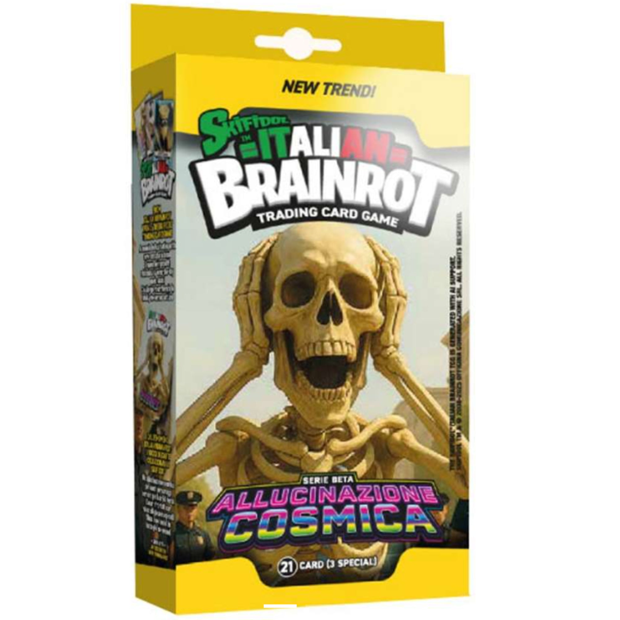 Brainrot TCG Allucinazione Cosmica Ecoblister 3 buste da 21 carte SKIFIDOL