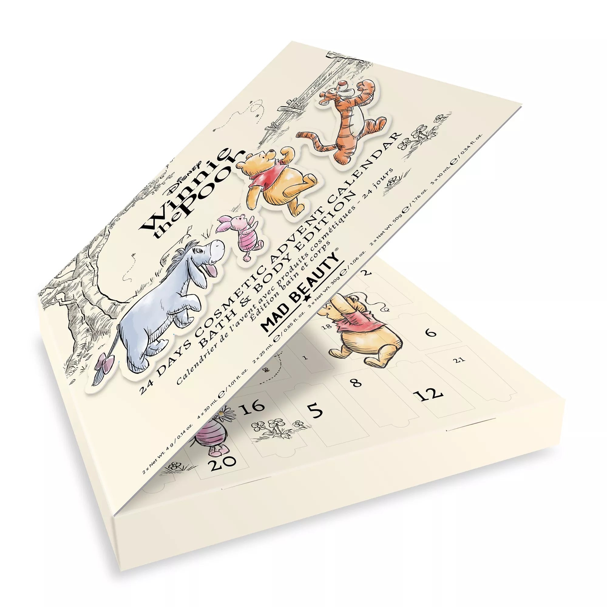Calendario Avvento Winnie the Pooh  Disney 24 Giorni Mad Beauty