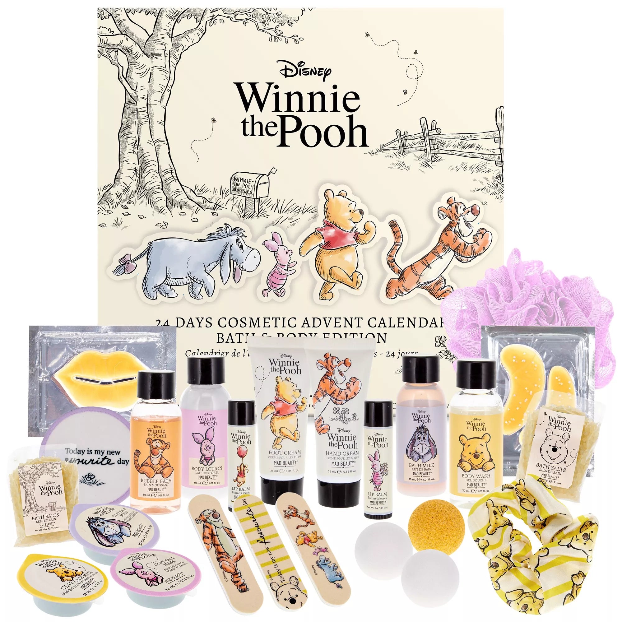 Calendario Avvento Winnie the Pooh  Disney 24 Giorni Mad Beauty