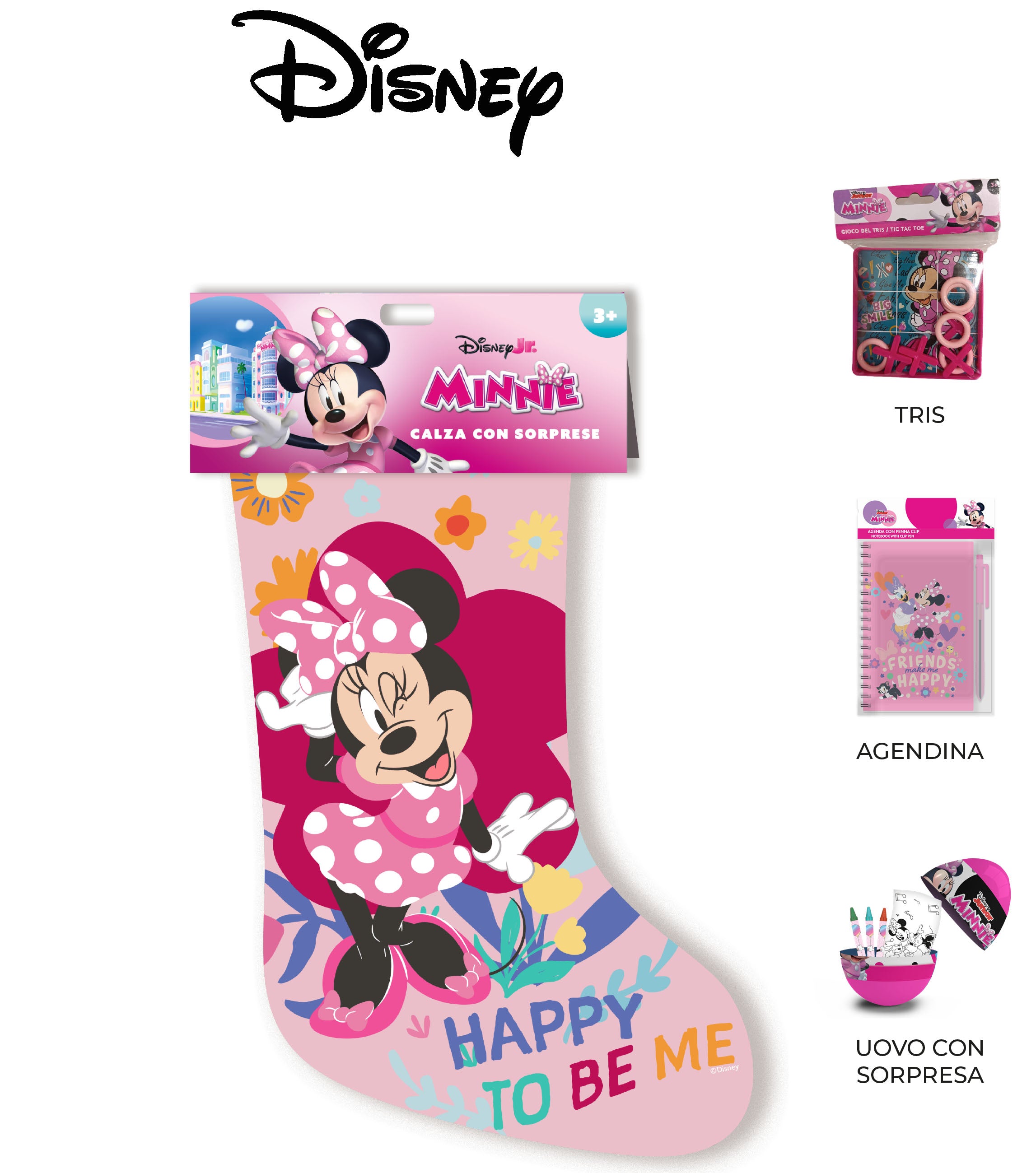 Calza Epifania con Sorprese Minnie Disney
