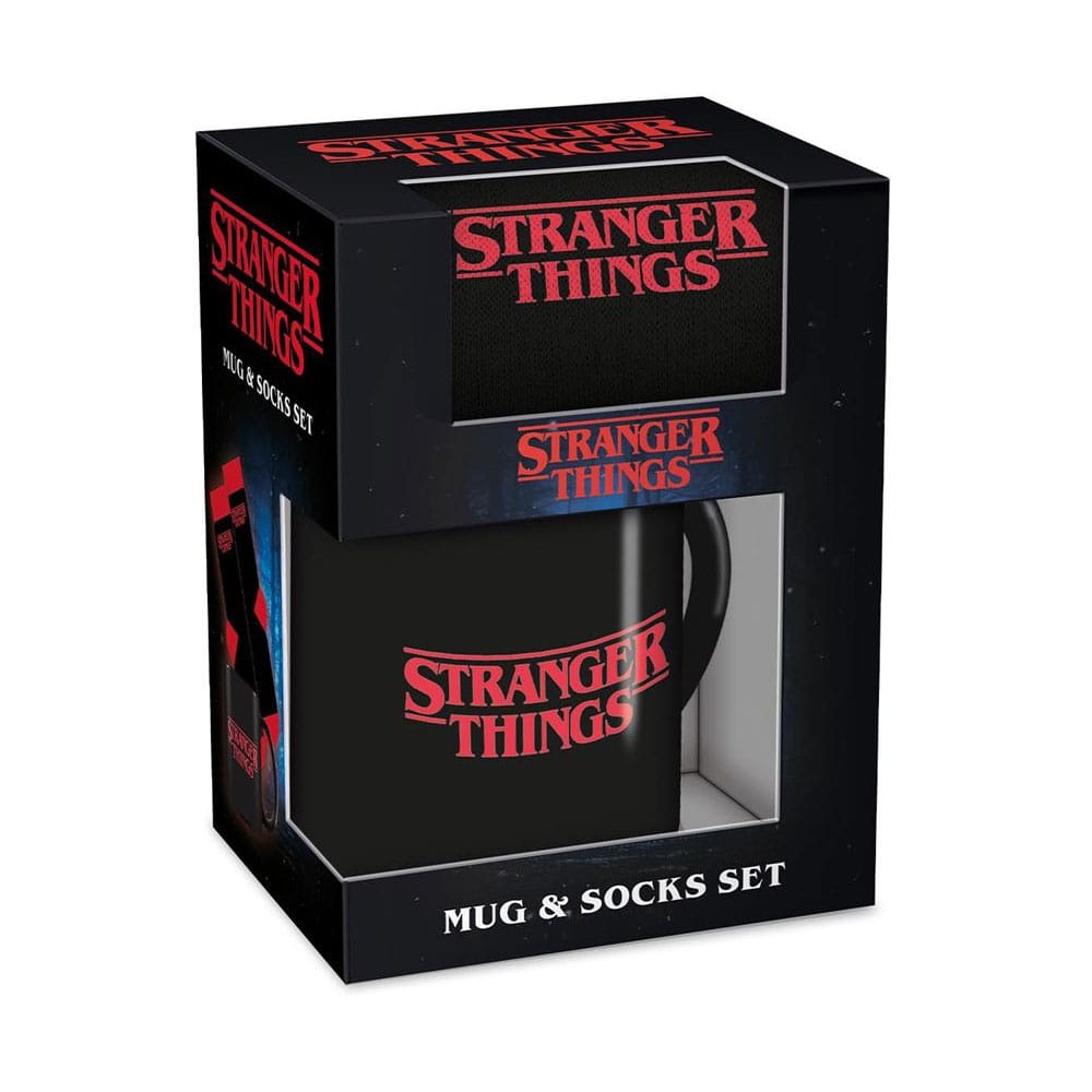 Set Tazza e Calzini Stranger Things Logo