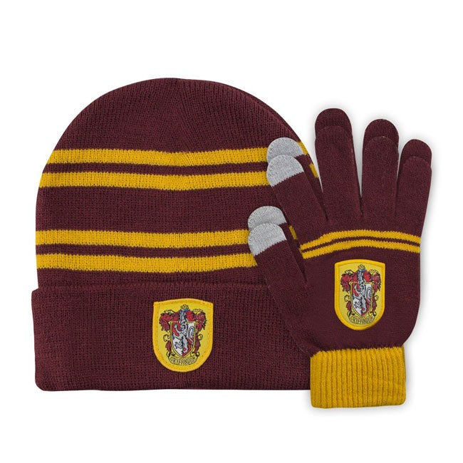 Cappello e Guanti Harry Potter Grifondoro