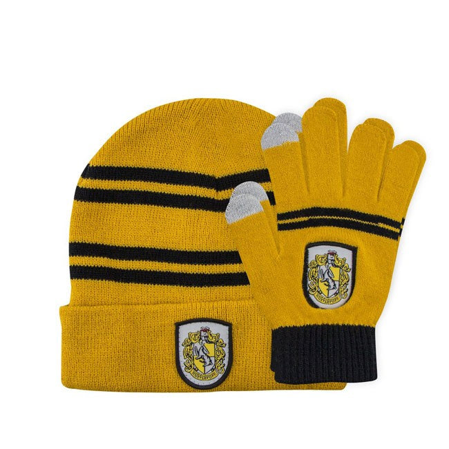Cappello e Guanti Harry Potter Tassorosso