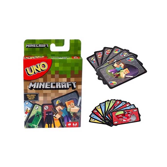 Carte Uno Minecraft