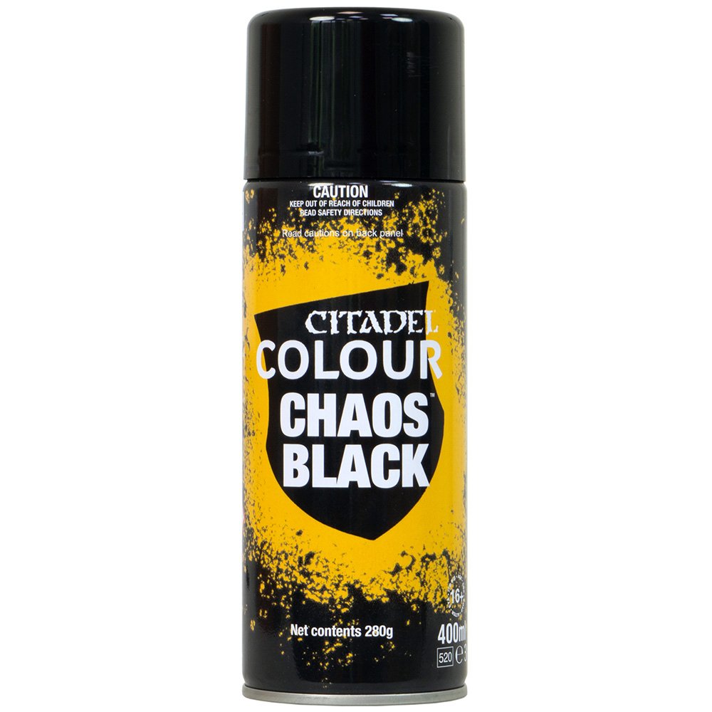 Citadel Chaos Black Spray Model Paint