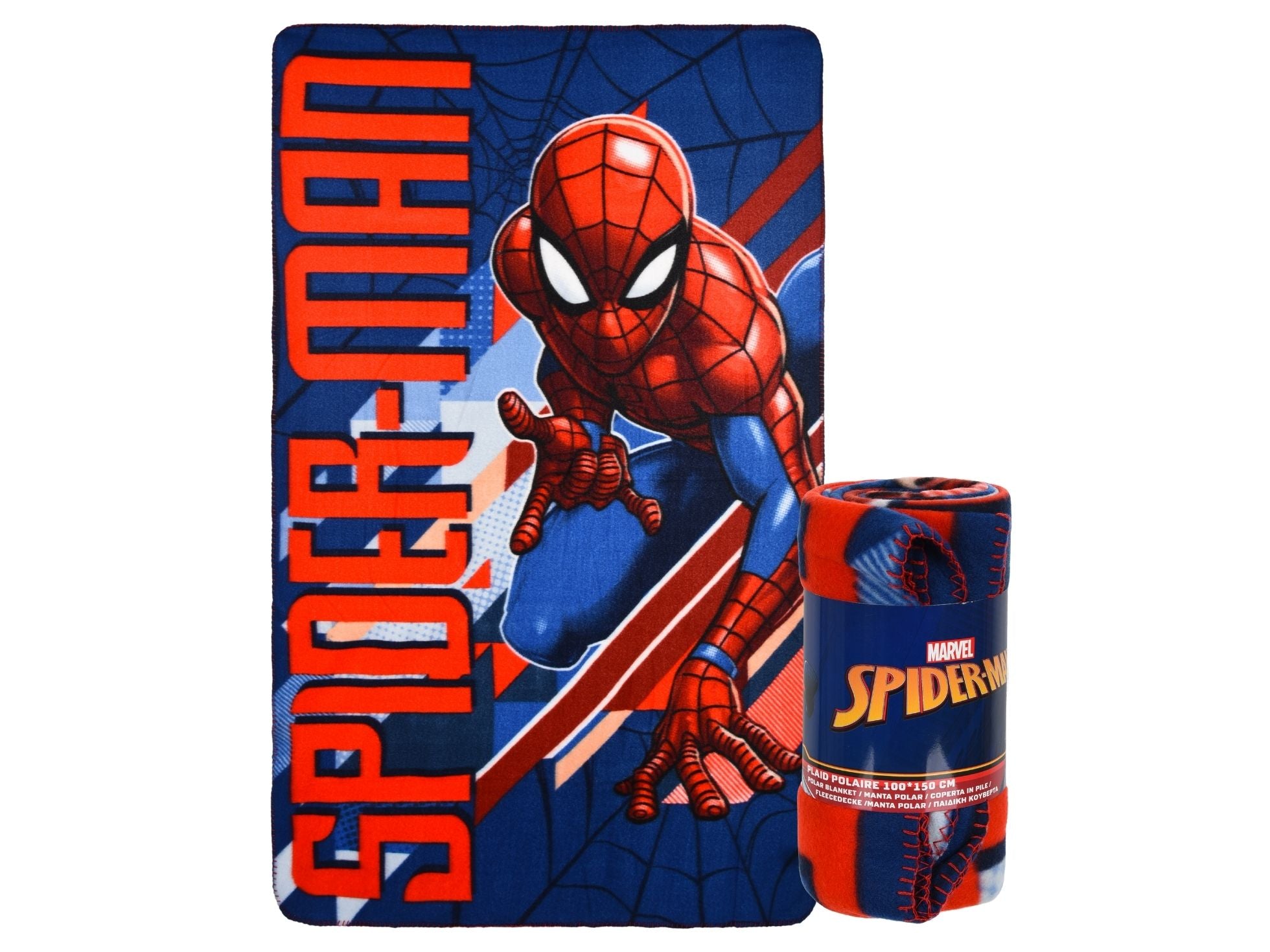 Coperta Plaid Spider Man Marvel 100 x 150 cm