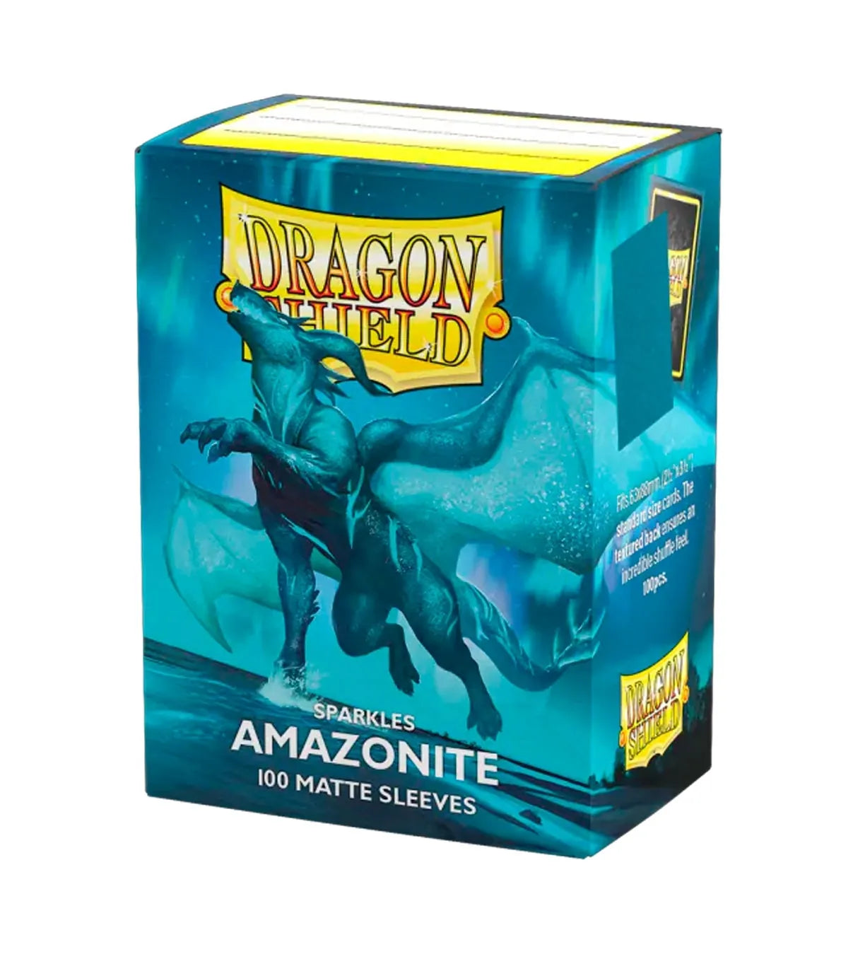 Dragon Shield 100 Bustine Protettive Standard Sparkles Amazonite Opaco