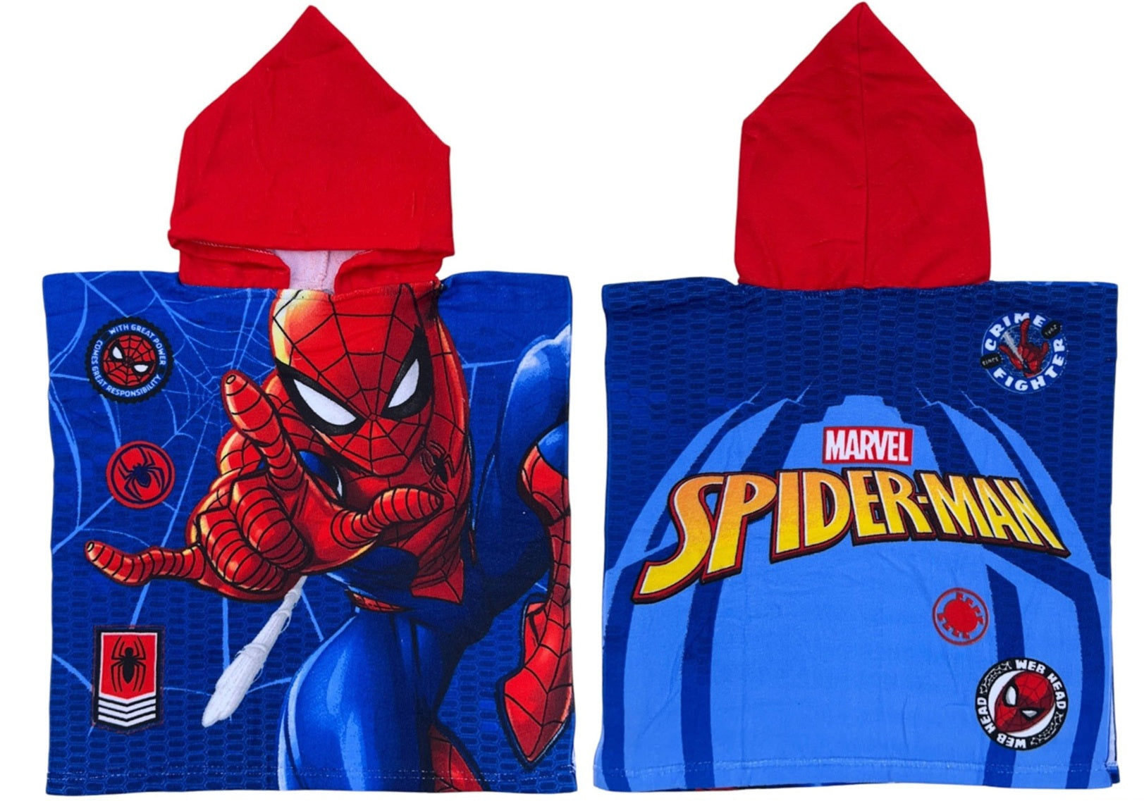 Poncho Mare Spiderman