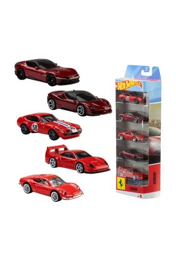 Ferrari Hot Wheels Die-Cast Vehicle 5-Pack 1:64