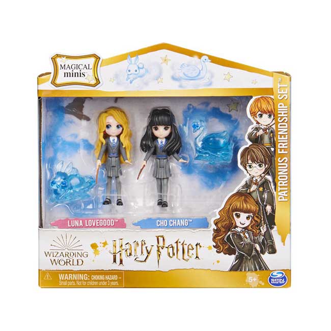Figure Magical minis Luna Lovegood e Cho Chang con patronus