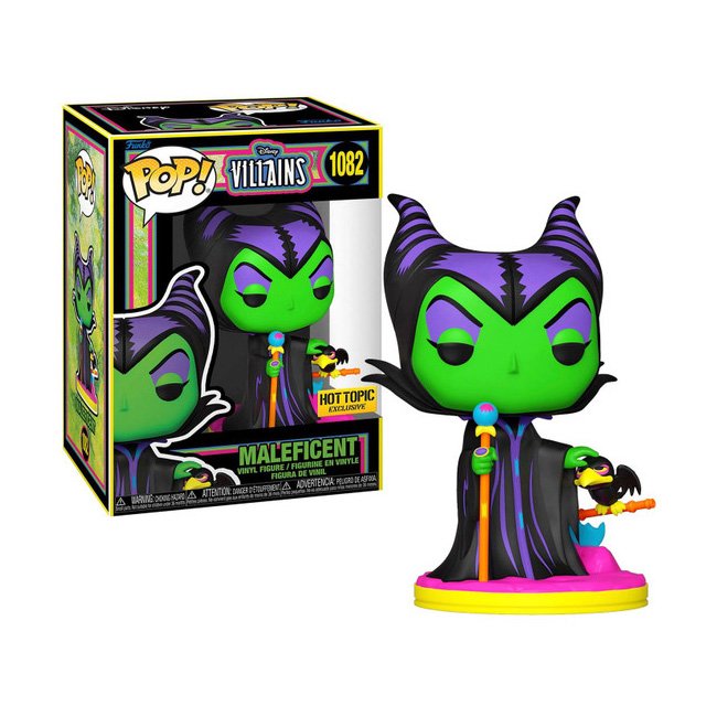 Funko POP Disney Villains Maleficent Blacklight 1082 Special Edition