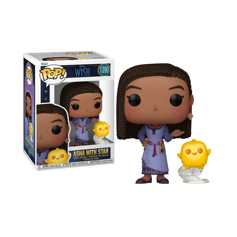 Funko Pop Asha With Star 1390 Disney Wish