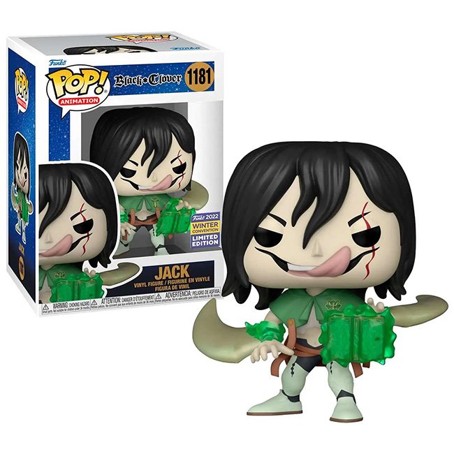 Funko Pop Black Clover Jack 1181 Funko 2022 Winter Convention Limited Edition