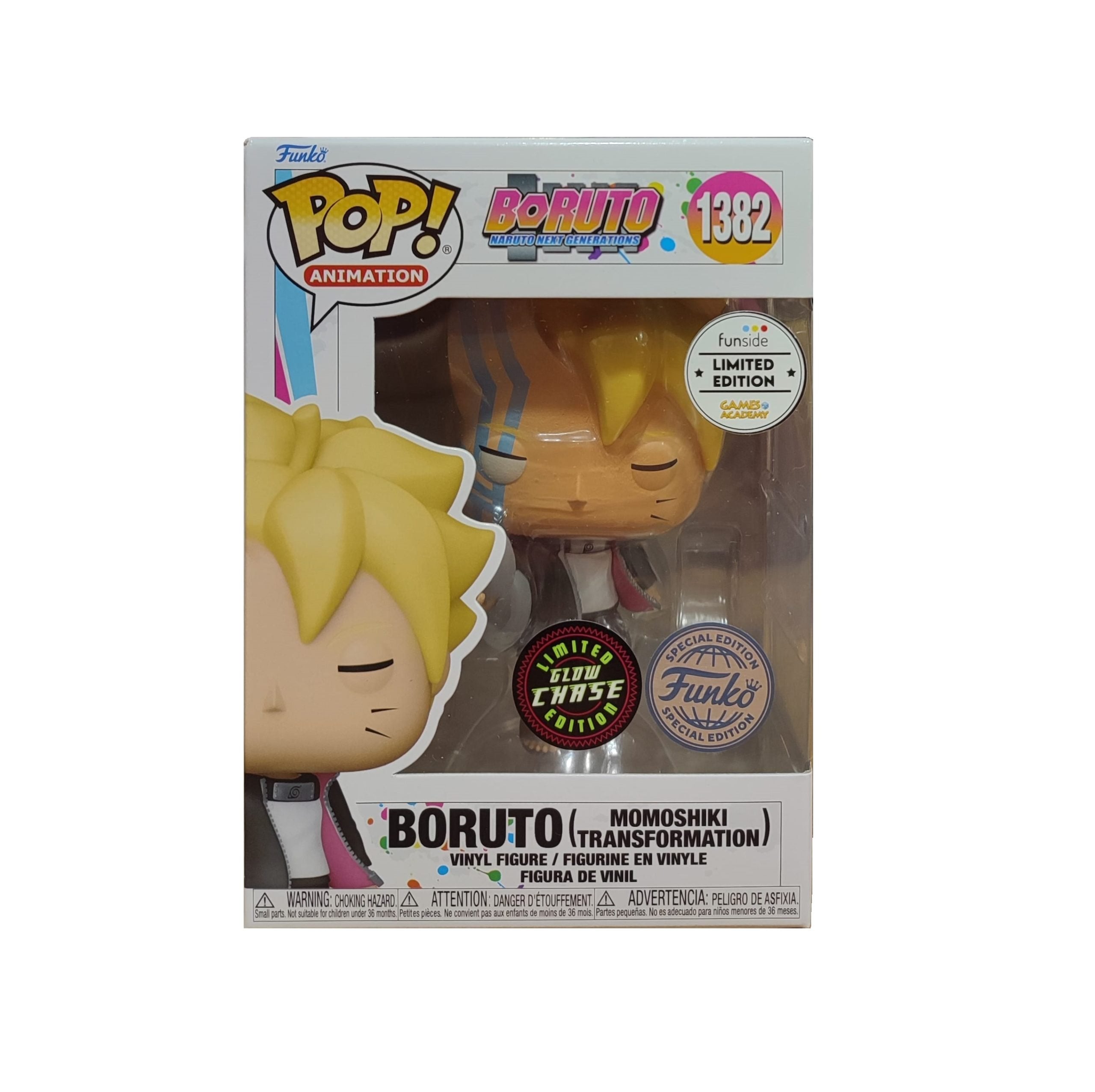 Funko Pop Boruto 1382 Naruto Next Generation Chase Glow in the Dark