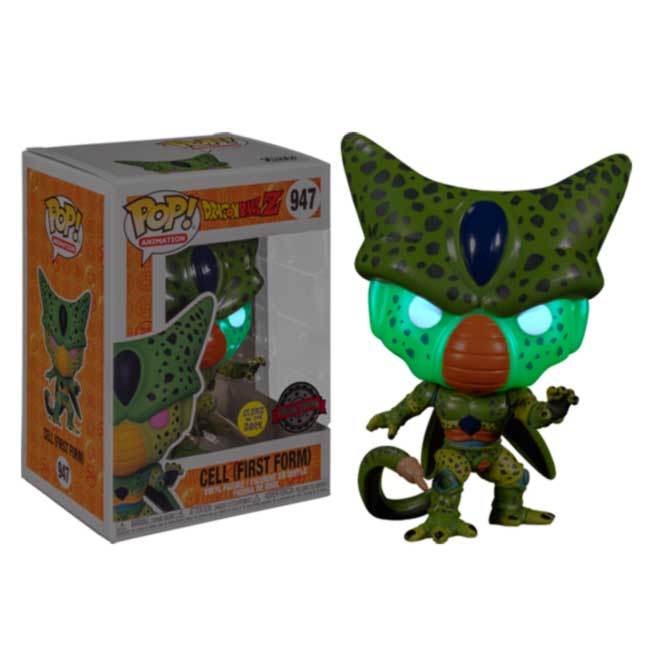 Funko Pop Cell - First Form 947 Dragon ball Z Glow in the Dark Special Edition
