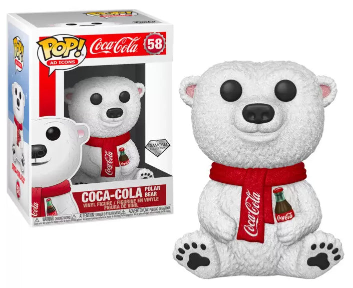 Funko Pop Coca Cola Polar Bear 58 Diamond Collection