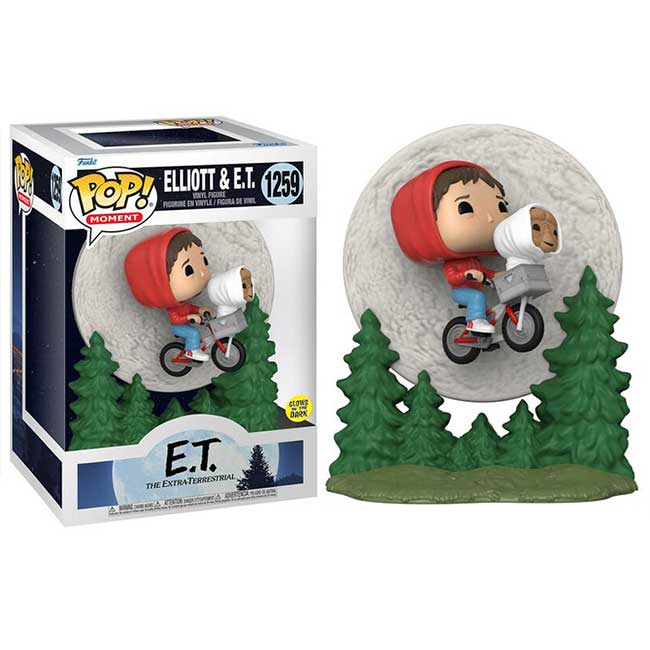 Funko Pop ET Elliot e Et Flying 1259 ET40th Anniversary Movie Moment