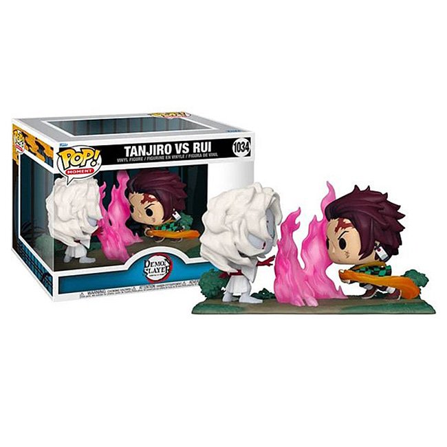 Funko Pop Moment Tanjiro vs Rui Demon Slayer 1034